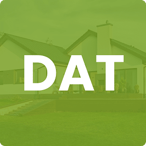 Icône DAT pour déclaration administrative de travaux liée à une maison individuelle